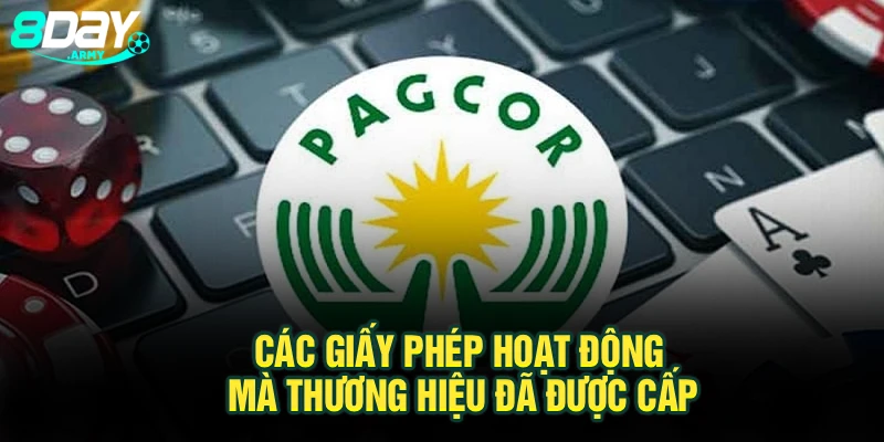 Các giấy phép hoạt động mà thương hiệu đã được cấp